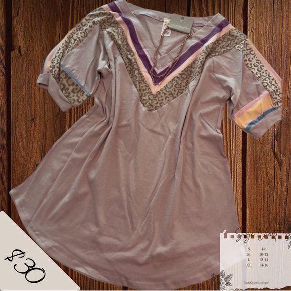 Woman’s rainbow leopard top - Picture 2 of 2